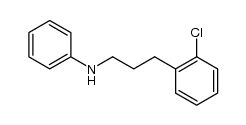 N-[3-(2-chloro-phenyl)-propyl]-aniline结构式