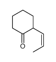 2-prop-1-enylcyclohexan-1-one结构式