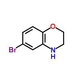 6-Bromo-3,4-dihydro-2H-benzo[b][1,4]oxazine Structure