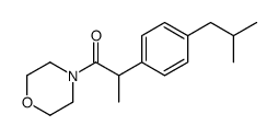 2-(4-异丁基苯基)-1-吗啉丙烷-1-酮结构式