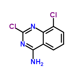 2,8-二氯喹唑啉-4-胺结构式