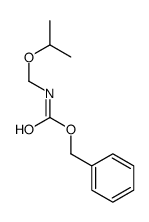 (异丙氧基甲基)氨基甲酸苄酯结构式