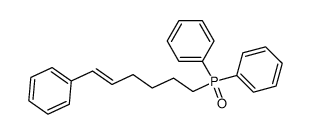 6-phenylhex-5-enyl(diphenyl)phosphine oxide Structure