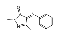 2,5-dimethyl-4-phenyliminopyrazol-3-one Structure