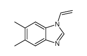 1H-Benzimidazole,1-ethenyl-5,6-dimethyl-(9CI) Structure