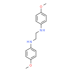 内消旋-1,2-双(4-甲氧基苯基)乙二胺结构式
