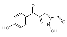 1-Methyl-4-[(4-methylphenyl)carbonyl]-1H-pyrrole-2-carbaldehyde结构式