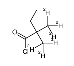 2,2-二甲基-d6-丁酰氯结构式