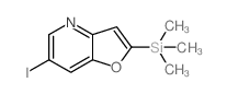 6-碘-2-(三甲基甲硅烷基)呋喃并[3,2-b]吡啶结构式