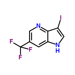 3-Iodo-6-trifluoromethyl-4-azaindole structure
