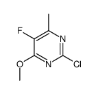 2-Chloro-5-fluoro-4-methoxy-6-methylpyrimidine Structure