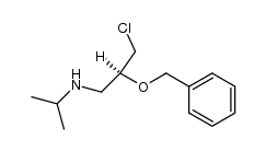 (S)-2-(benzyloxy)-3-chloro-N-isopropylpropan-1-amine结构式
