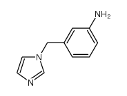 3-(1-咪唑基甲基)苯胺结构式