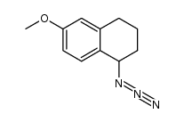 1-azido-6-methoxy-1,2,3,4-tetrahydronaphthalene结构式