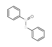 Benzenesulfinothioicacid, phenyl ester Structure