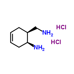 cis-6-Aminomethyl-cyclohex-3-enylamine dihydrochloride结构式