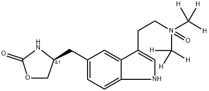 Zolmitriptan-d6 N-Oxide Structure