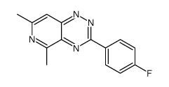 3-(4-fluorophenyl)-5,7-dimethylpyrido[3,4-e][1,2,4]triazine Structure