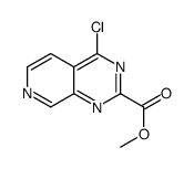 4-氯吡啶并[3,4-d]嘧啶-2-羧酸甲酯结构式