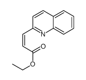 ethyl 3-quinolin-2-ylprop-2-enoate结构式