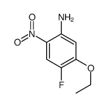Benzenamine, 5-ethoxy-4-fluoro-2-nitro- (9CI) Structure