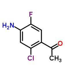 1-(4-Amino-2-chloro-5-fluoro-phenyl)-ethanone Structure