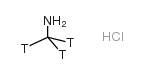 methylamine hydrochloride, [methyl-3h]结构式