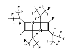 perfluoro-2,4,6,8-tetraisopropyl-1,5-diazatricyclo[4.2.0.02,5]octa-3,7-diene结构式