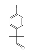 2-(4-iodophenyl)-2-methylpropanal Structure