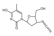 1-[(2R,4S,5S)-5-(hydroxymethyl)-4-isothiocyanatooxolan-2-yl]-5-methylpyrimidine-2,4-dione结构式