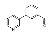 3-(3-吡啶基)苯甲醛结构式