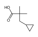 3-cyclopropyl-2,2-dimethyl-propanoic acid Structure