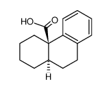 trans-1,2,3,4,4a,9,10,10a-octahydrophenanthren-4a-carboxylic acid结构式