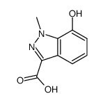 7-羟基-1-甲基-1H-吲唑-3-羧酸结构式