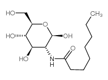 N-Octanoyl-β-D-glucosylamine Structure