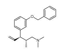 (2R,3R)-3-(3-(benzyloxy)phenyl)-N,N,2-trimethylpent-4-en-1-amine Structure
