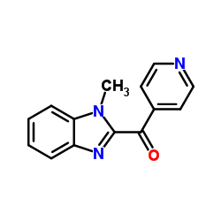 (1-Methyl-1H-benzo[d]imidazol-2-yl)(pyridin-4-yl)Methanone结构式