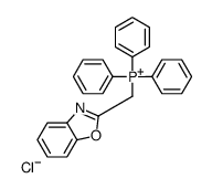 1,3-benzoxazol-2-ylmethyl(triphenyl)phosphanium,chloride结构式