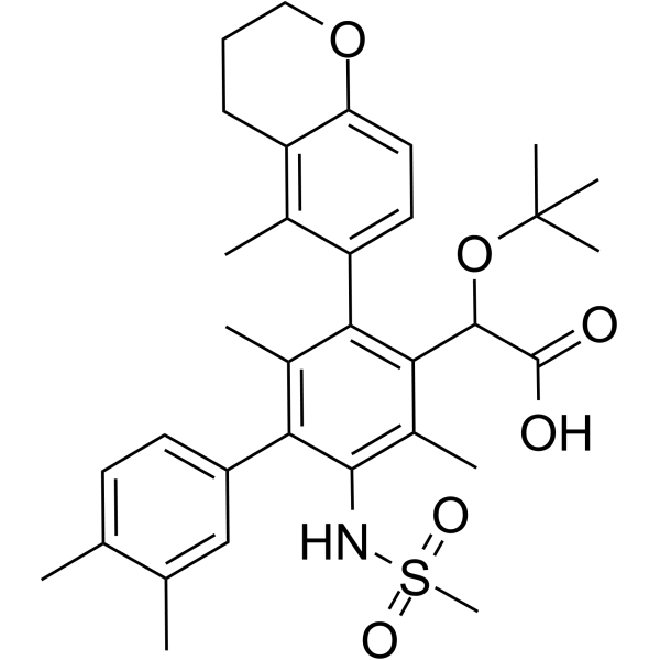 Integrase-LEDGF/p75 allosteric inhibitor 1结构式