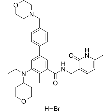 Tazemetostat hydrobromide Structure