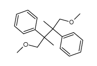 meso-1,4-Dimethoxy-2,3-dimethyl-2,3-diphenylbutan Structure