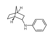 N-苯基-2-氨基降冰片烷结构式