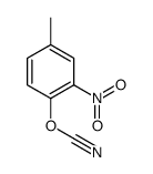 (4-methyl-2-nitrophenyl) cyanate结构式