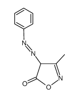 3-methyl-4-(benzeneazo)-2-isoxazolin-5-one Structure
