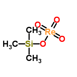 Trioxo(trimethylsilanolato)rhenium Structure