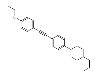 1-[(4-乙氧基苯基)乙炔基]-4-(4-丙基环己基)苯结构式