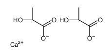 calcium,(2S)-2-hydroxypropanoate Structure