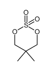 5,5-二甲基-1,3,2-二氧硫杂环己烷 2,2-二氧化物结构式