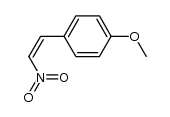 1-methoxy-4-(2-nitro-1(Z)-ethenyl)benzene Structure