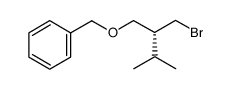 (R)-((2-(溴甲基)-3-甲基丁氧基)甲基)苯结构式